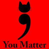 You Matter Cat Suicide Prevention Awareness Be Strong Santa Hat thumb 1
