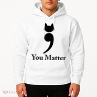 You Matter Cat Suicide Prevention Awareness Be Strong Hoodie thumb 2