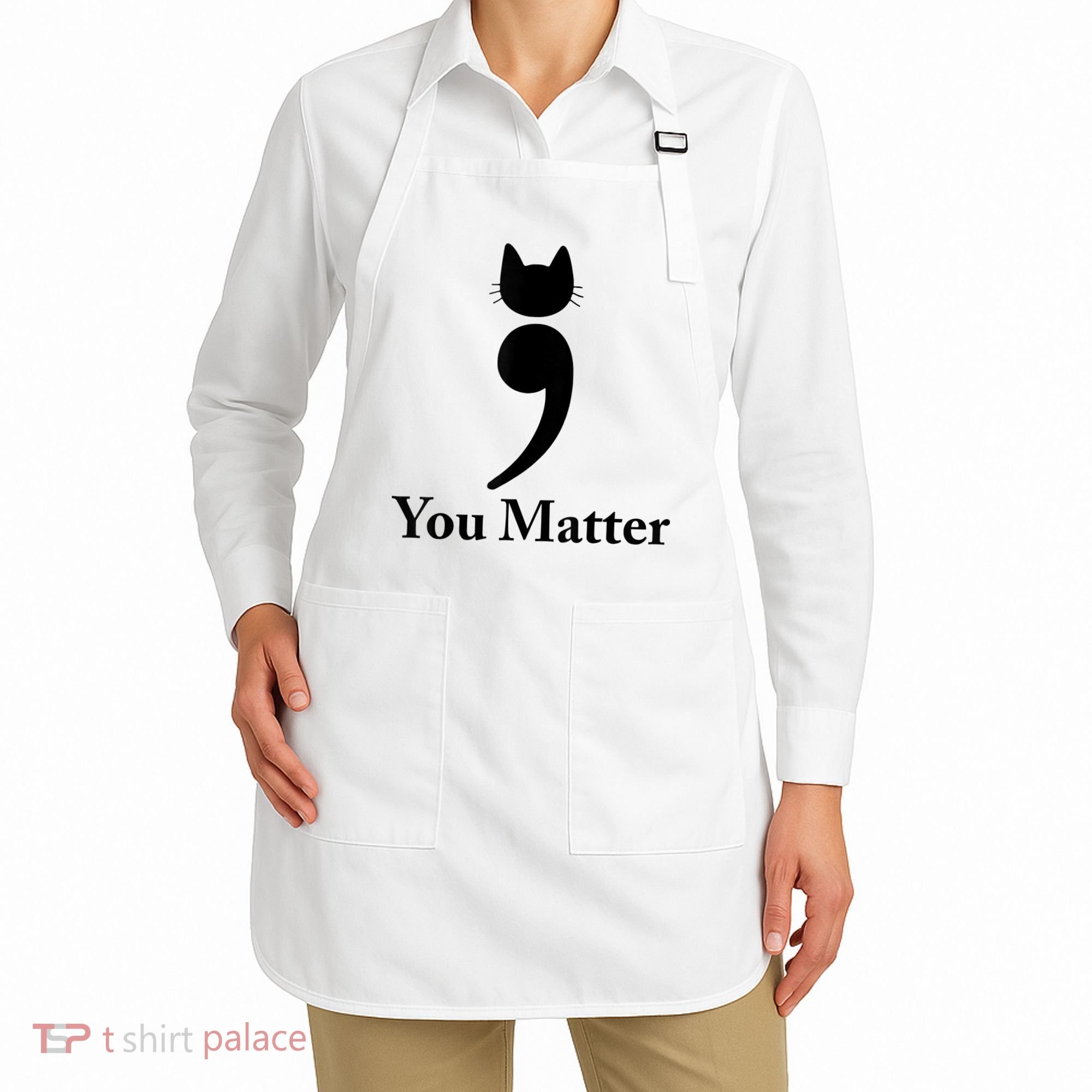 You Matter Cat Suicide Prevention Awareness Be Strong Apron