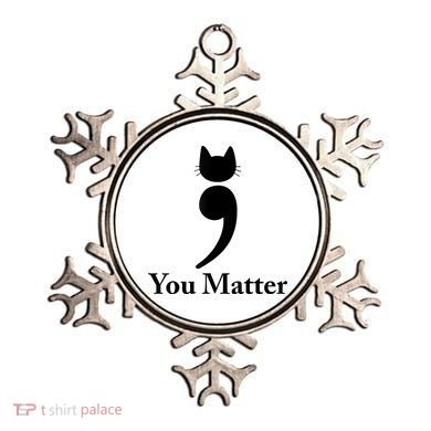 You Matter Cat Suicide Prevention Awareness Be Strong Ornament