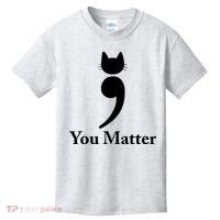 You Matter Cat Suicide Prevention Awareness Be Strong Kids T-Shirt thumb 0