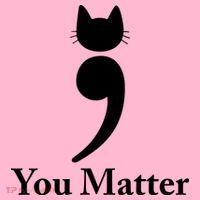 You Matter Cat Suicide Prevention Awareness Be Strong Coaster thumb 2