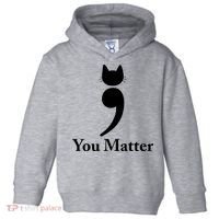 You Matter Cat Suicide Prevention Awareness Be Strong Toddler Hoodie thumb 0