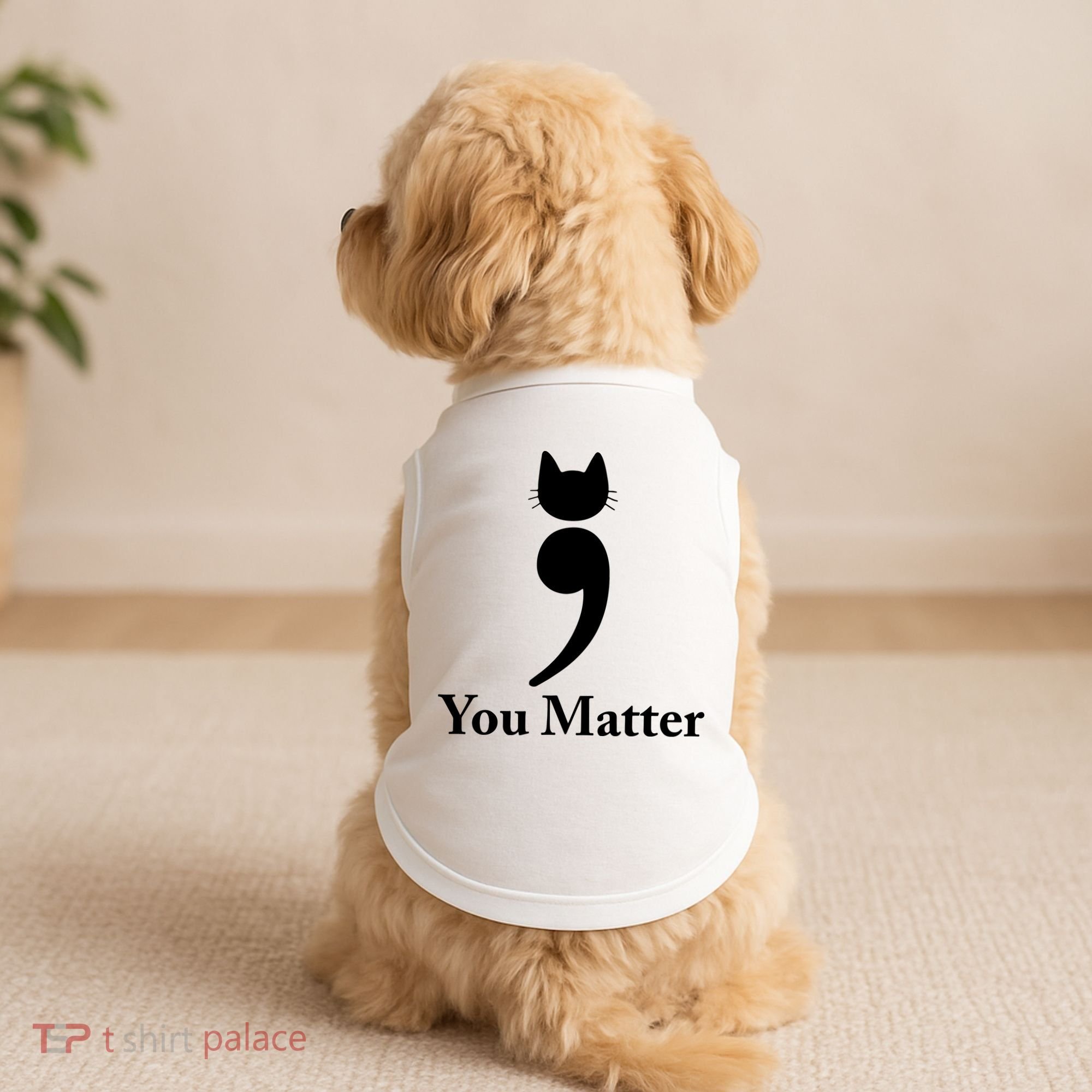 You Matter Cat Suicide Prevention Awareness Be Strong Doggie Tank