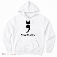 You Matter Cat Suicide Prevention Awareness Be Strong Hoodie thumb 0