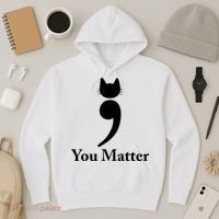 You Matter Cat Suicide Prevention Awareness Be Strong Hoodie thumb 3