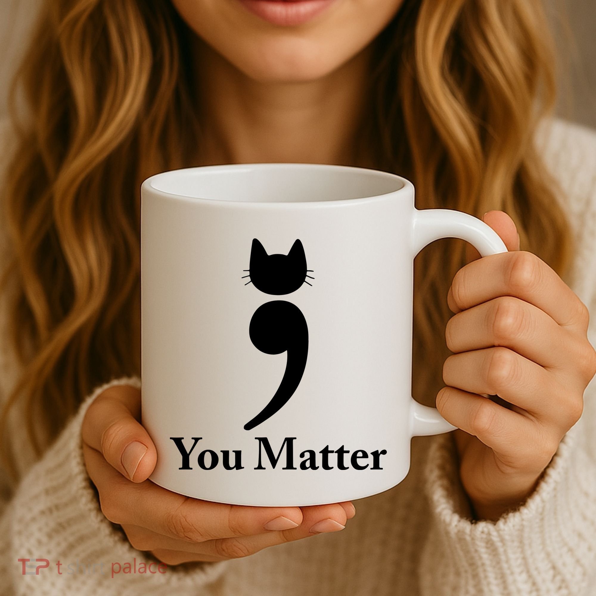 You Matter Cat Suicide Prevention Awareness Be Strong Coffee Mug