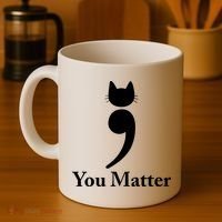 You Matter Cat Suicide Prevention Awareness Be Strong Coffee Mug thumb 4