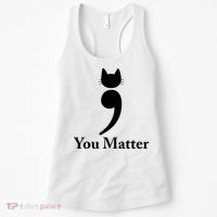 You Matter Cat Suicide Prevention Awareness Be Strong Women's Tank Top thumb 0