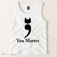 You Matter Cat Suicide Prevention Awareness Be Strong Tank Top thumb 2