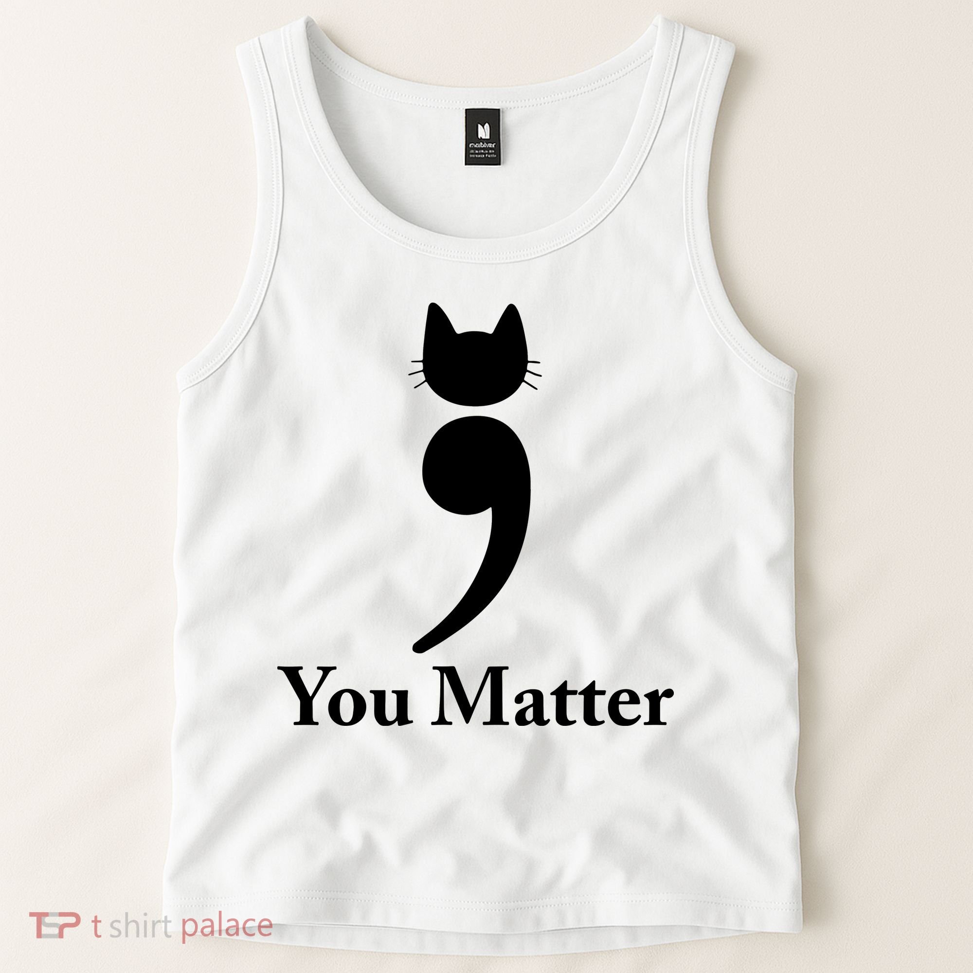 You Matter Cat Suicide Prevention Awareness Be Strong Tank Top