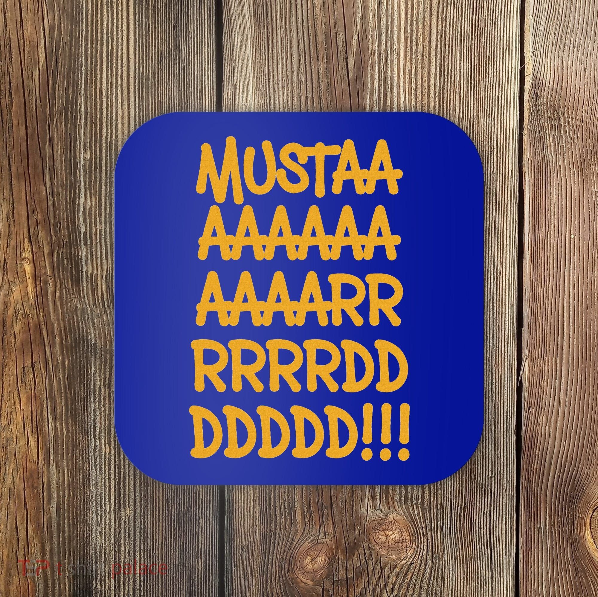 Yellow Mustard Cool Funny Meme Hip Hop Music Coaster