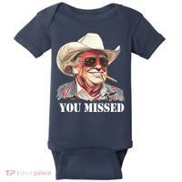 You Missed Donald Trump 2024 Baby Bodysuit thumb 0
