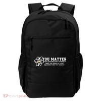 You Matter Energy Physicist Funny Physics Geek Nerd Gift Backpack thumb 0
