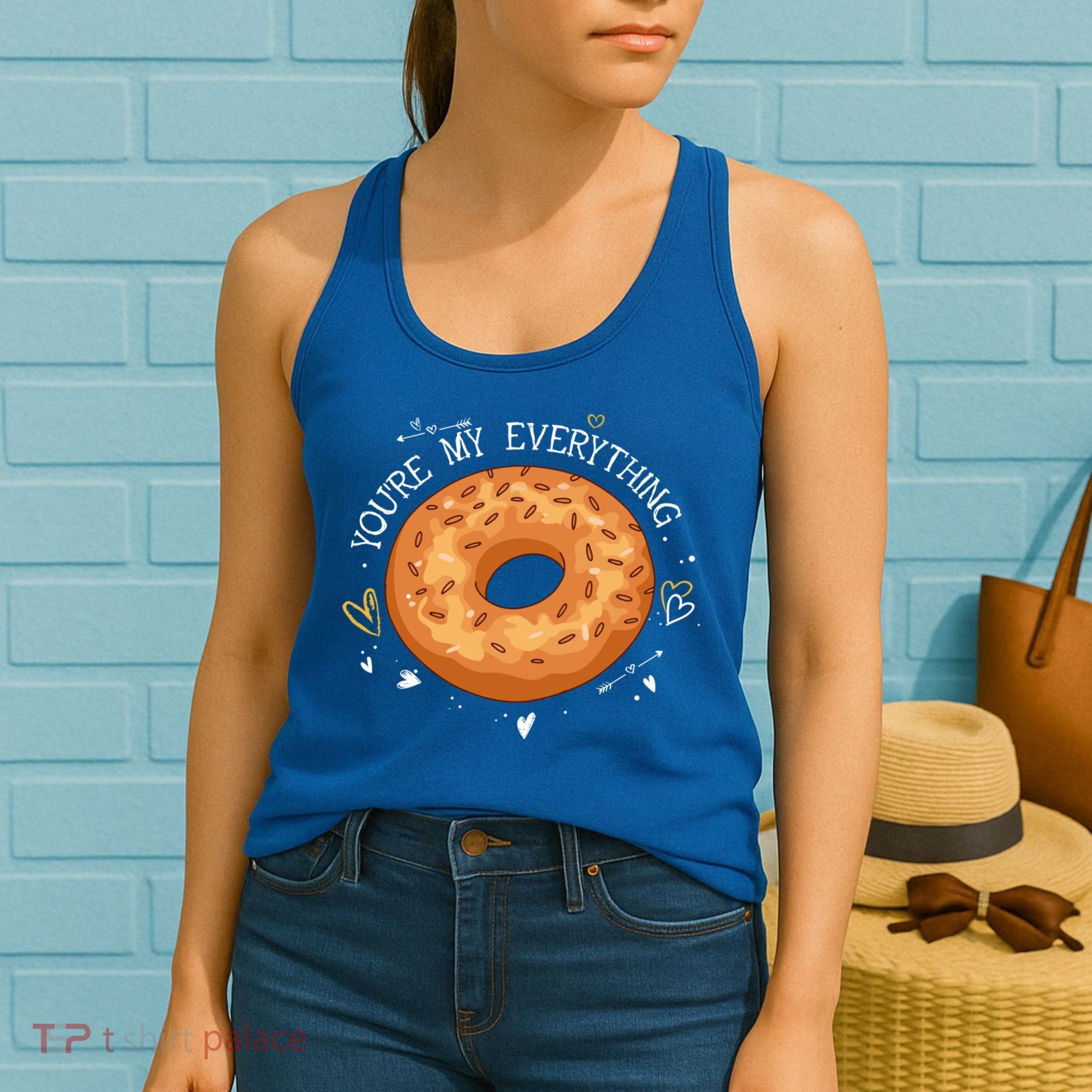 Youre My Everything Bagel Lover Baker Jewish Bread Gift Women's Tank Top