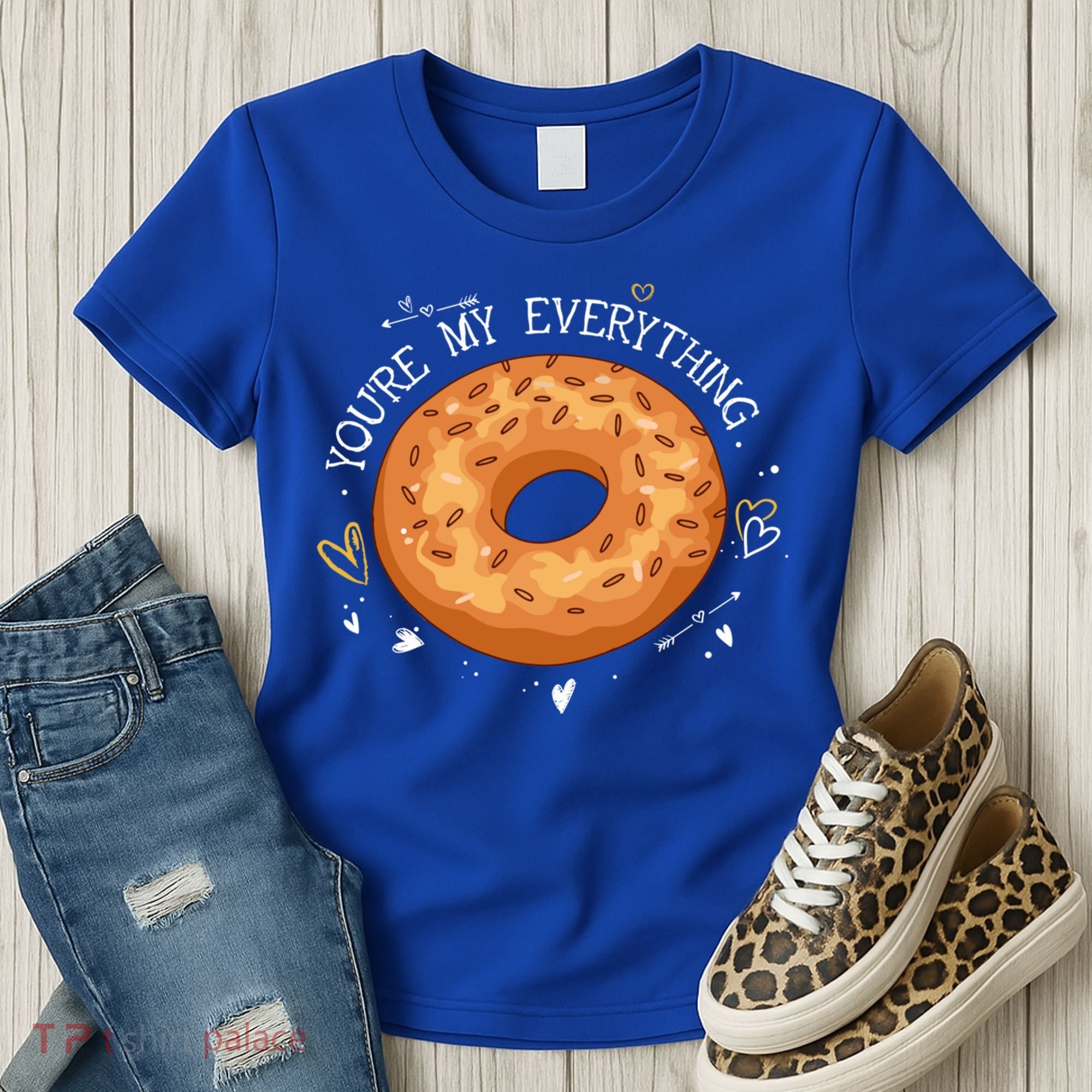 Youre My Everything Bagel Lover Baker Jewish Bread Gift Women's T-Shirt