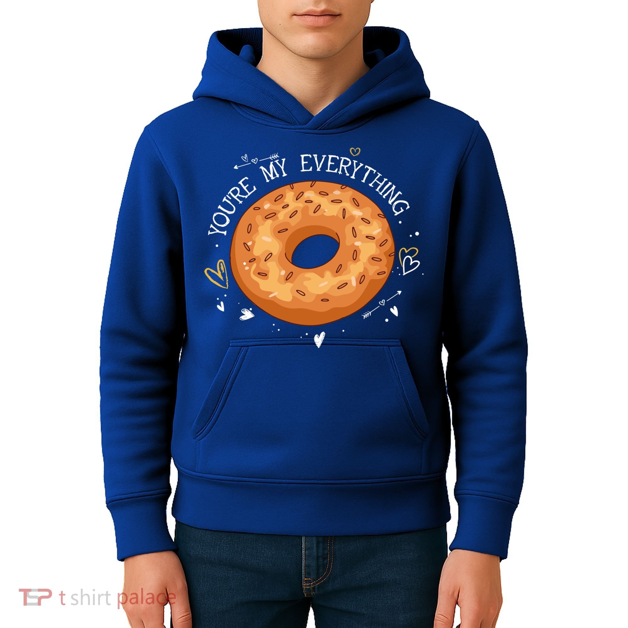 Youre My Everything Bagel Lover Baker Jewish Bread Gift Kids Hoodie