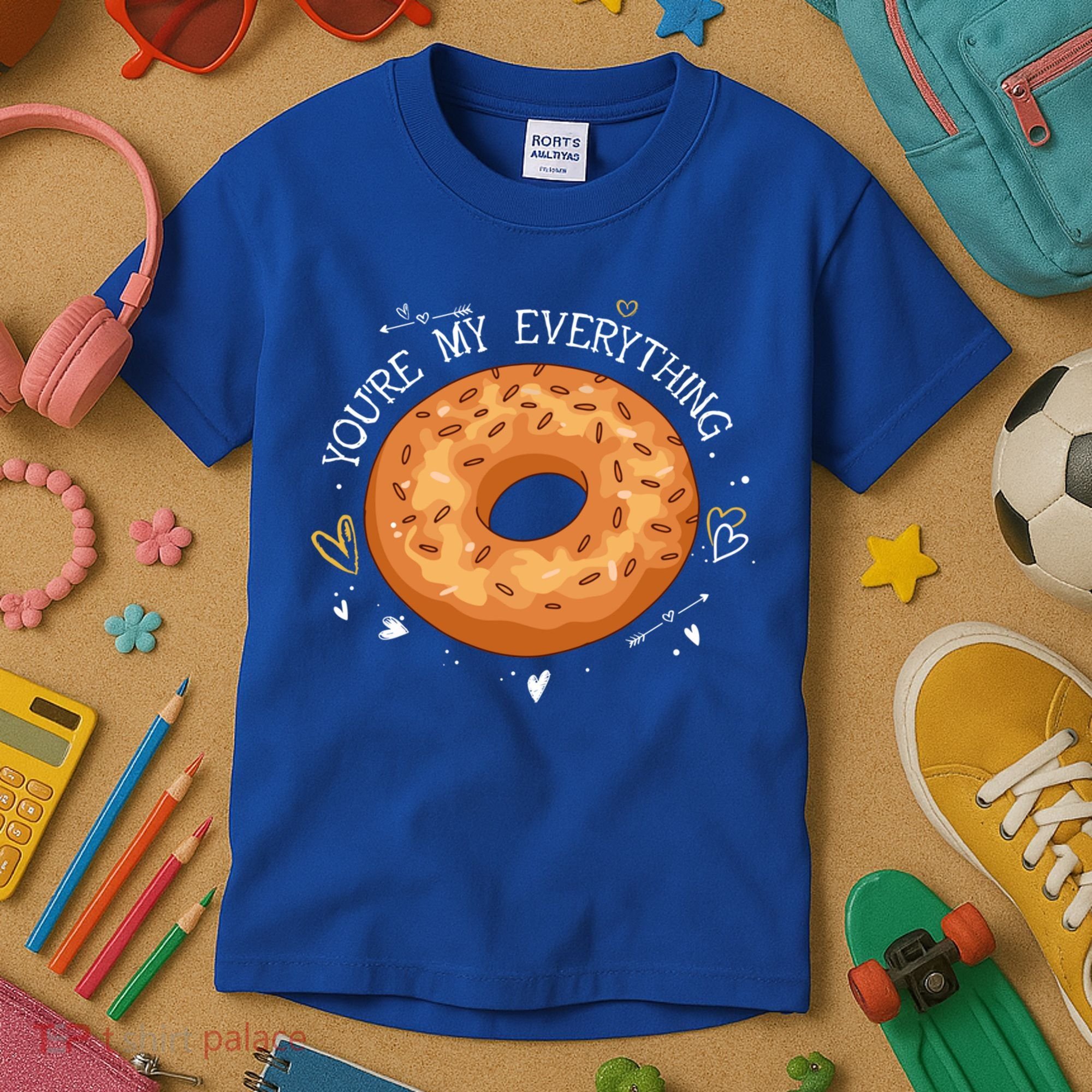 Youre My Everything Bagel Lover Baker Jewish Bread Gift Kids T-Shirt