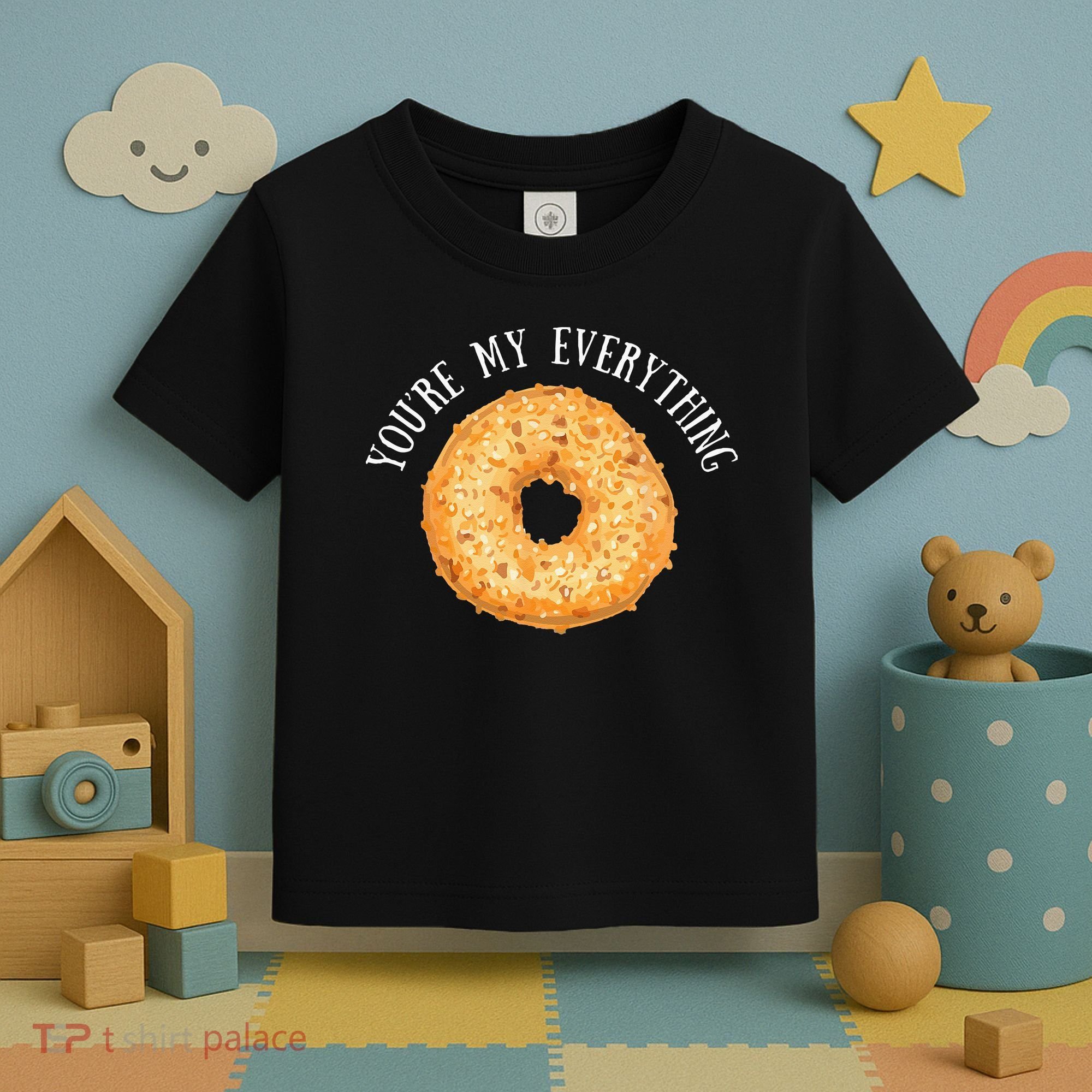 Youre My Everything Bagel Cute Baking Lovers Gift Toddler T-Shirt