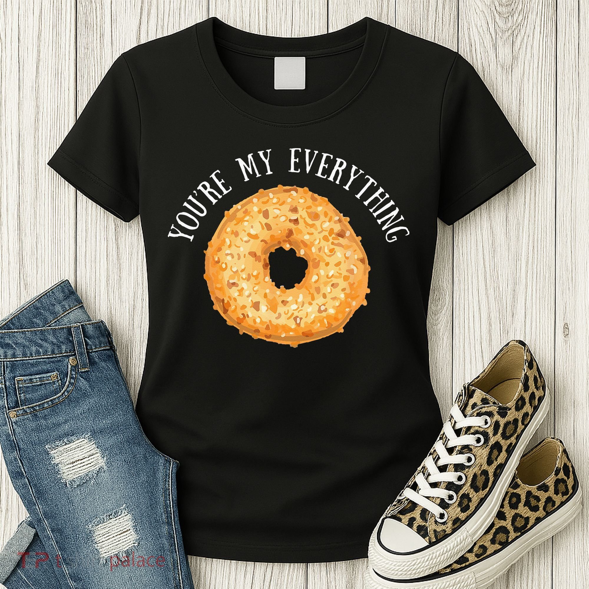 Youre My Everything Bagel Cute Baking Lovers Gift Women's T-Shirt