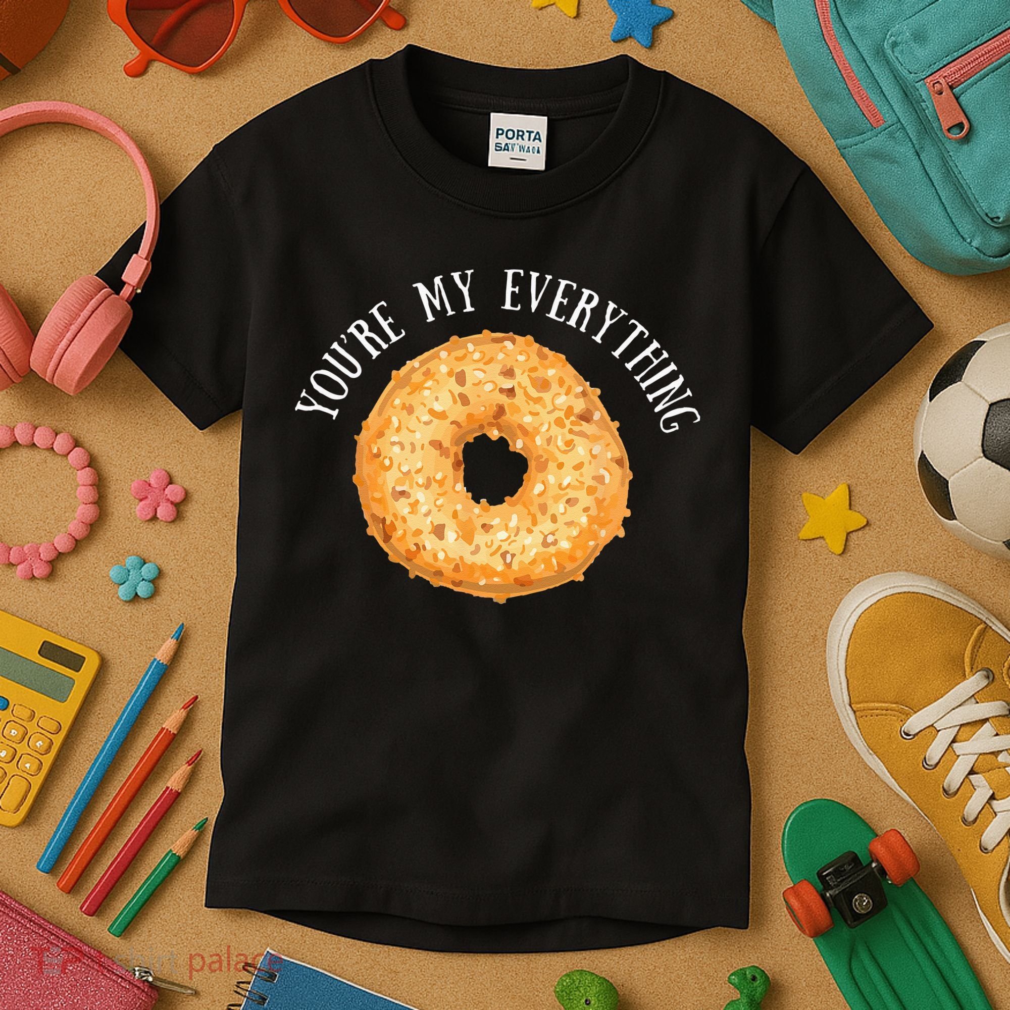 Youre My Everything Bagel Cute Baking Lovers Gift Kids T-Shirt