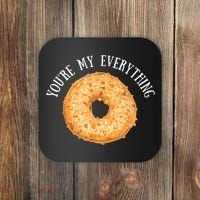 You're My Everything Bagel Cute Baking Lovers Coaster thumb 0