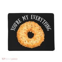 You're My Everything Bagel Cute Baking Lovers Mousepad thumb 0
