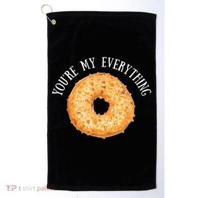 You're My Everything Bagel Cute Baking Lovers Golf Towel
