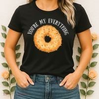 You're My Everything Bagel Cute Baking Lovers Women's T-Shirt thumb 2