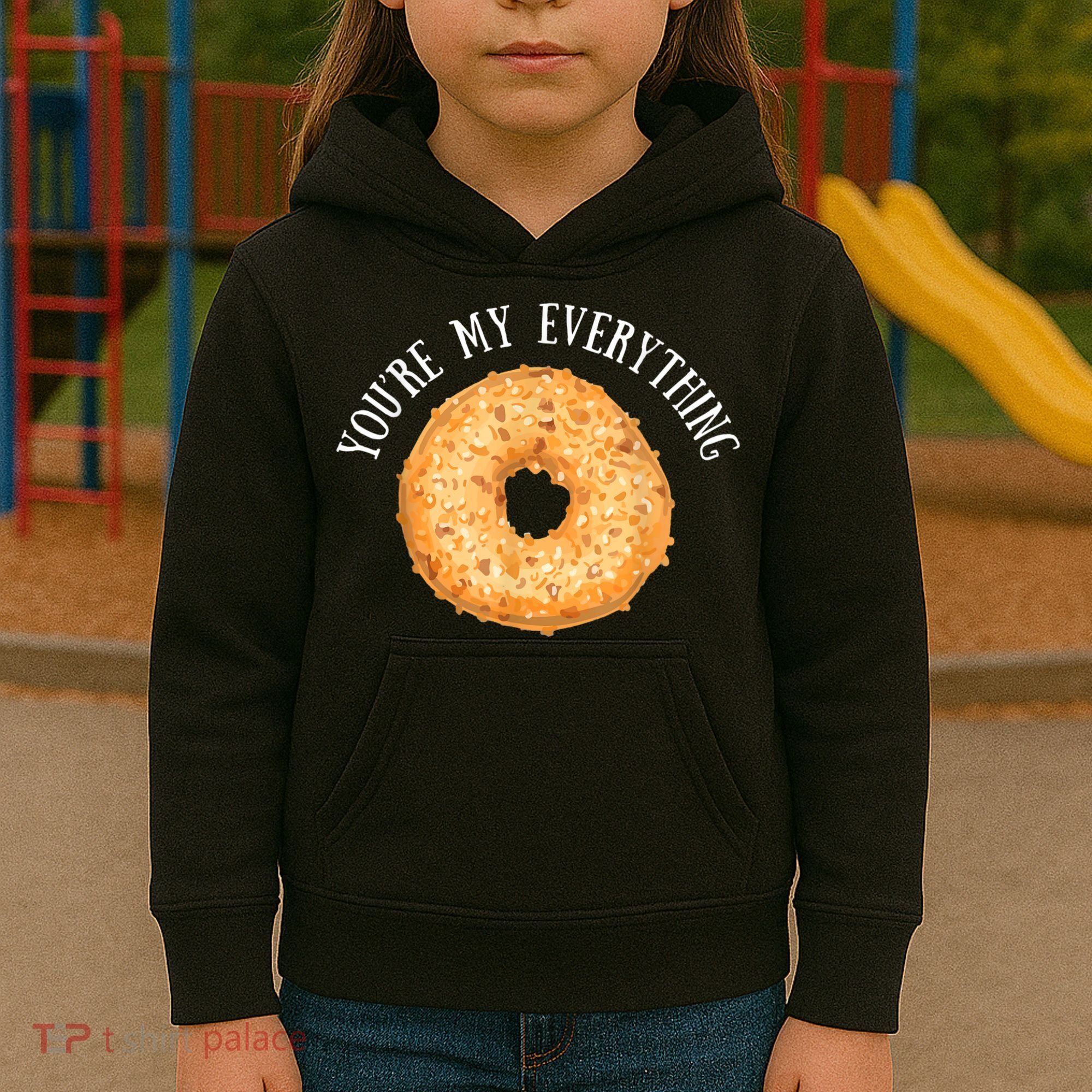 You're My Everything Bagel Cute Baking Lovers Kids Hoodie