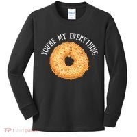 You're My Everything Bagel Cute Baking Lovers Kids Long Sleeve Shirt thumb 0
