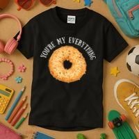 You're My Everything Bagel Cute Baking Lovers Kids T-Shirt thumb 3