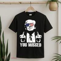 You Missed Finger Trump 2024 Take America Back Pennsylvania Rally T-Shirt thumb 2