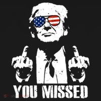 You Missed Finger Trump 2024 Take America Back Pennsylvania Rally Women's Tank Top thumb 5