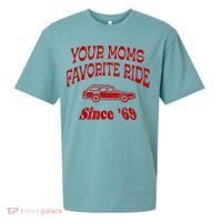 Your Moms Favorite Ride Since '69 Sueded Cloud Jersey T-Shirt thumb 0