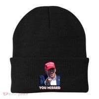 You Missed ! Funny American President Beanie thumb 0