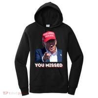 You Missed ! Funny American President Women's Hoodie thumb 0