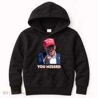 You Missed ! Funny American President Kids Hoodie thumb 0