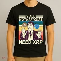 YAll Motha Fuckas Need Xrp Funny Crypto Currency T-Shirt thumb 3