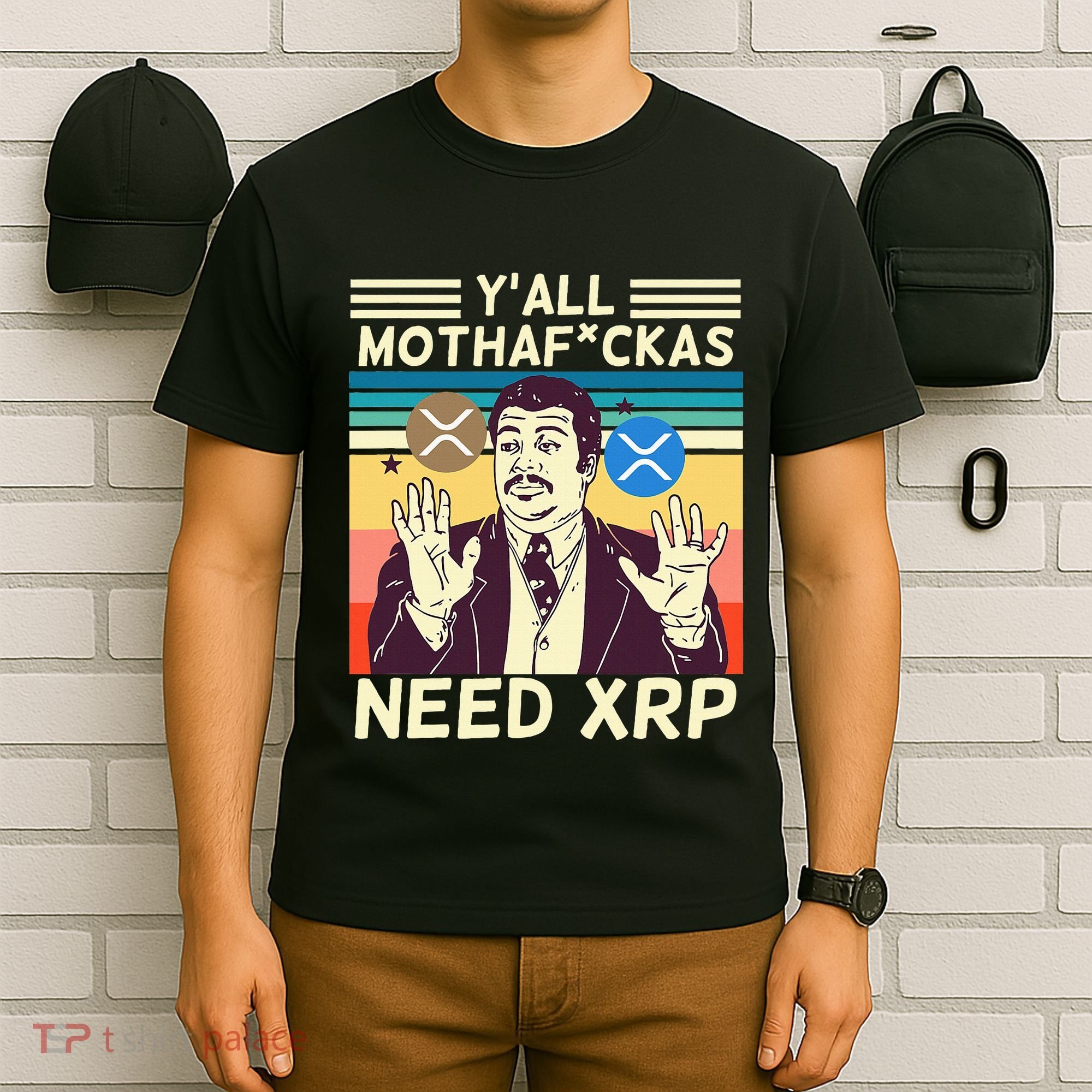 YAll Motha Fuckas Need Xrp Funny Crypto Currency T-Shirt
