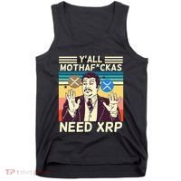 YAll Motha Fuckas Need Xrp Funny Crypto Currency Tank Top thumb 0