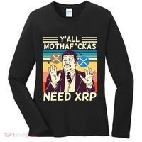 YAll Motha Fuckas Need Xrp Funny Crypto Currency Women's Long Sleeve Shirt thumb 0