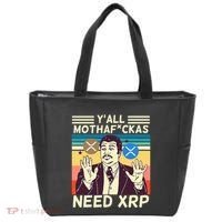 YAll Motha Fuckas Need Xrp Funny Crypto Currency Tote Bag thumb 0