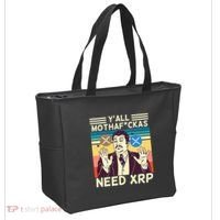YAll Motha Fuckas Need Xrp Funny Crypto Currency Tote Bag thumb 2