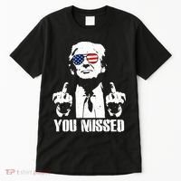 You Missed Finger Trump 2024 Take America Back Pennsylvania Rally Tall T-Shirt thumb 0
