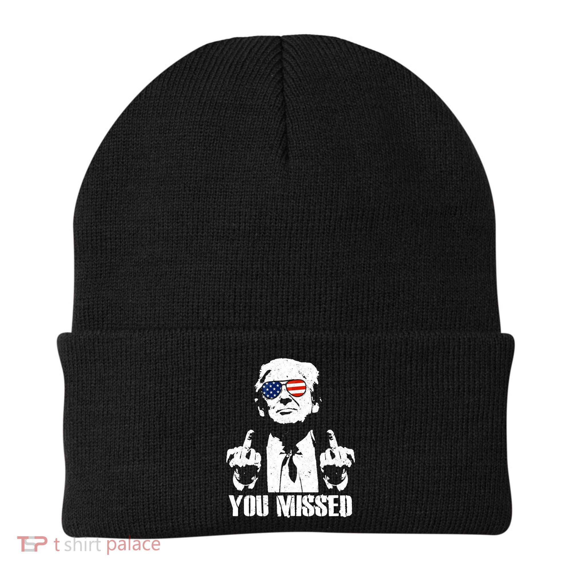 You Missed Finger Trump 2024 Take America Back Pennsylvania Rally Beanie
