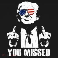 You Missed Finger Trump 2024 Take America Back Pennsylvania Rally Tall Hoodie thumb 2
