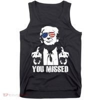 You Missed Finger Trump 2024 Take America Back Pennsylvania Rally Tank Top thumb 0