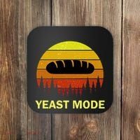 Yeast Mode Funny Bread Maker Pun Quote For Baking Bakers Coaster thumb 0