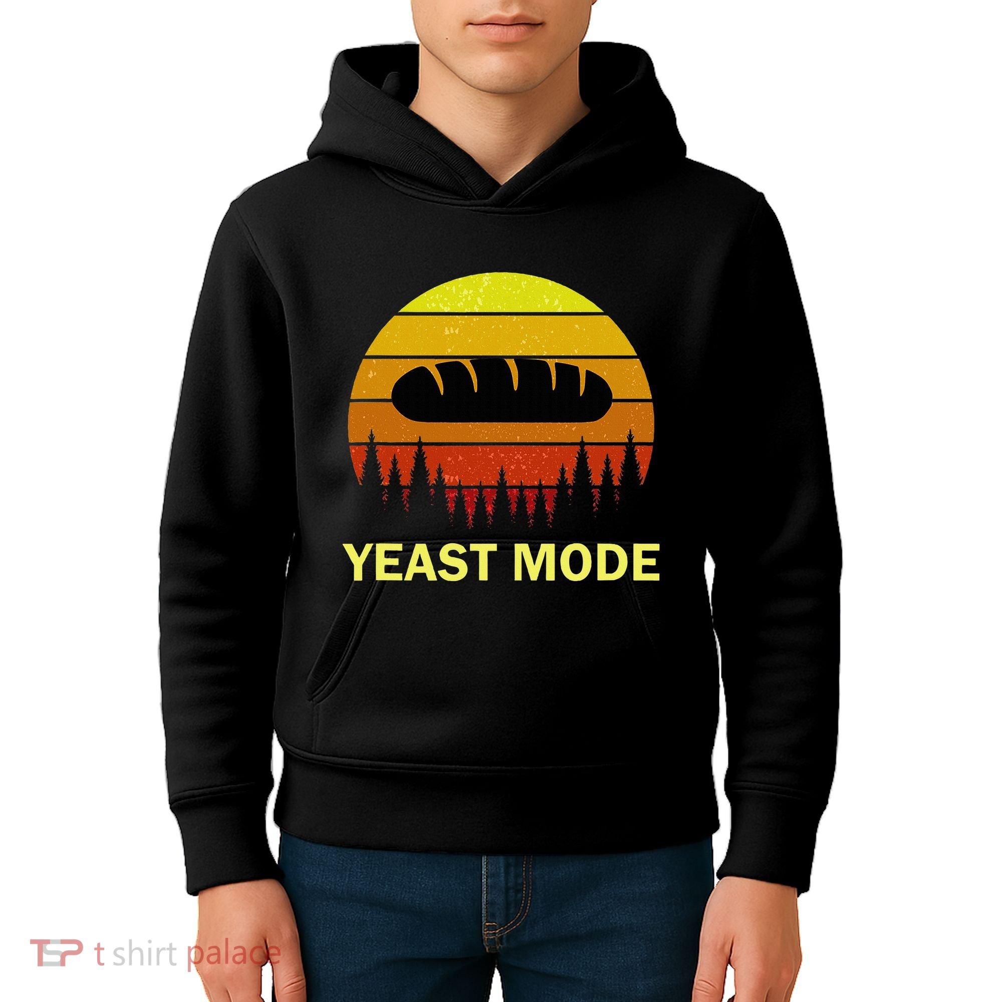 Yeast Mode Funny Bread Maker Pun Quote For Baking Bakers Kids Hoodie